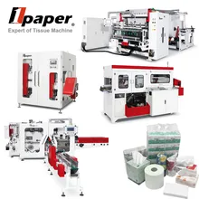 Machine de fabrication de papier tissu à contrôle intelligent automatique pour embossage complet des bords