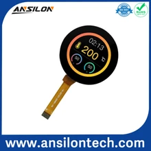 อันซิลอน โมดูลหน้าจอ TFT LCD ขนาด 1.28 นิ้ว ความละเอียดสูงที่ปรับแต่งได้