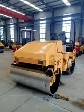 Erdverdichter Mini Verdichter Vibrationsasphalt Fahrbarer Mini Verdichter Straßenwalze Verdichter