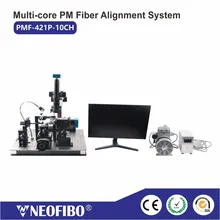Equipamento de Alinhamento de Fibra Unidade de Fibra Custo Eficiente Líder Inteligente Estável Sistema de Alinhamento de Fibra de Manutenção de Polarização de Múltiplos Núcleos
