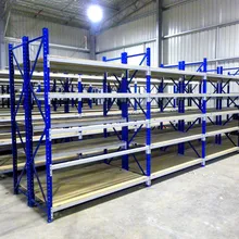 Estante de almacenamiento ajustable para almacén, estantería de larga duración, material de acero de mediana resistencia