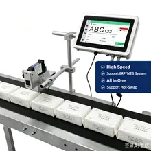 Mesin Pencetak Kode Kasus Pencetak Kotak Kode Thermal Inkjet Mesin Pencetak Label Otomatis untuk Mesin Pengemasan