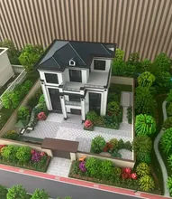 Özel Aydınlatma Efektleri ile Şık İç Mekan Sergi Binası Modeli Yapımı