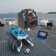 Sistema di ispezione per tubi fognari a vite multipla con telecamera crawler