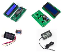 Module d'affichage LCD numérique avec rétroéclairage bleu et rouge