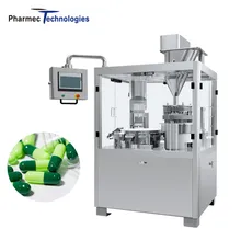 Machine automatique de fabrication de capsules Pharmec, machine de remplissage de capsules en poudre