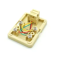 بيع ساخن Cat3 Rj11 وحدة الهاتف صندوق تقاطع صندوق تركيب سطحي