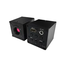 กล้องจุลทรรศน์ดิจิตอลสำหรับการตรวจสอบ รองรับการวัด กล้อง CCD ส่งออกวิดีโอ HD