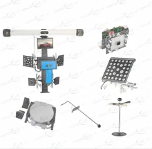 Máquina de Alinhamento de Rodas Profissional 3D com Suporte a Software em Múltiplas Línguas
