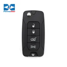 Carcasa de llave de coche Llaves de vehículo 2 Botón de control remoto plegable Carcasa protectora