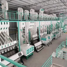 10-200t Macchinari automatici combinati per la lavorazione del riso completi di macchina per la sbramatura del riso