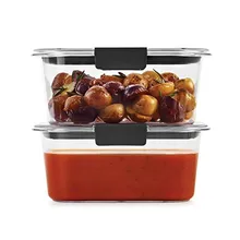 2pack Büyük Dikdörtgen Gıda Saklama Kapları Kapaklı Hava Geçirmez Küçük Kaplar Toplam Yığılabilir Mutfak Seti BPA İçermeyen Güvenli Öğle Yemeği Kutusu