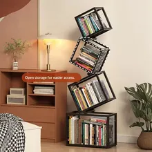 Kreativer Eckregal mit stabilem Fuß für die Aufbewahrung zu Hause