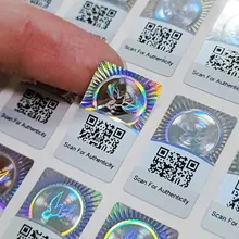 Anti-Fälschungs-Hologramm-QR-Code-Aufkleber-Sicherheits-Hologramm-Etikett-Überprüfungssystem Anti-Fälschungs-Hologramm-QR-Code-Aufkleber-Sicherheits-Hologramm-Etikett-Überprüfungssystem