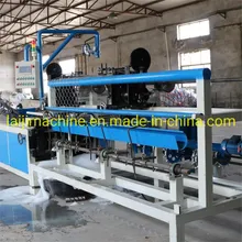 Macchina per la produzione di recinzioni in rete a diamante completamente semiautomatica per recinzioni a maglie