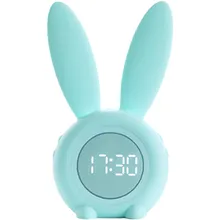 Nieuwe Schattige Konijn Timer Alarm Klok Creatieve LED Elektronisch
