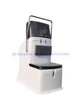 Perahu Patroli Penyelamatan Cepat Rigid Inflatable Rib Aquland dengan Konsol Motor Laut FF Perahu Patroli Penyelamatan Cepat Rigid Inflatable Rib Aquland dengan Konsol Motor Laut FF