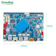 6-Core Processador Rk3399 Placa Mãe Android com Duplo 4K Display para Projetos Embutidos