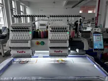Otomatik Nakış Makinesi 12/15 İğneler Bilgisayarlı Dijitalleştirme Yazılımı ile