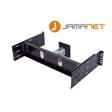 Jamanet 19'' Accesorio de instalación fácil para servidor, gabinete de red, soporte para montaje en rack