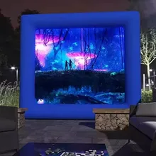Schermo cinematografico gonfiabile personalizzato per esterni, posizionamento schermo gonfiabile, grande dimensione gonfiabile