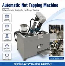 Máquina Automática de Rosqueamento de Nozes Personalizada para Processamento em Lote Contínuo