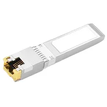 โมดูลทรานซีฟเวอร์ออปติคัลแบบทองแดงที่เข้ากันได้ SFP+ 10g 10gbase-T 30m RJ45