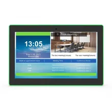 Monitor a LED ad alta risoluzione con striscia luminosa, monitor personalizzato per prenotazioni, monitor intelligente con schermo touch
