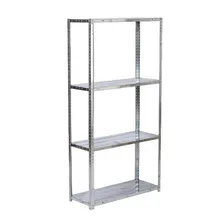 Einfache silberne Metallregal, mehrschichtiger tragfähiger Lagerregal, multifunktionales Regal für Lagerhaus und Zuhause