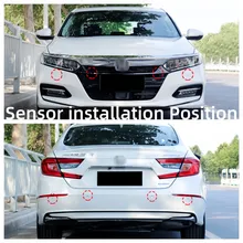 Utilizado para el Kit de Asistencia de Reversa de Honda Directo de Fábrica 8-Sensor Sistema de Radar Ultrasonido