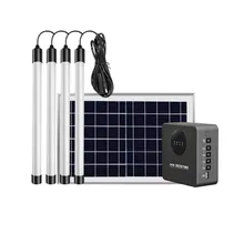 Inversor solar de corriente continua con almacenamiento de batería para sistema de iluminación en casa fuera de la red