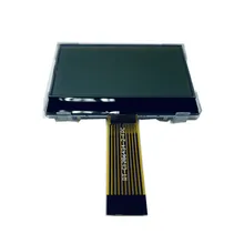 จอแสดงผล FSTN LCD แสงพื้นหลัง LED สีขาว โมดูลจอแสดงผลกราฟิก LCD 128X64 จอแสดงผลกราฟิก LCD