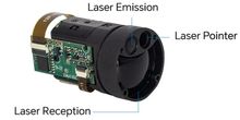 Modulo di misurazione laser a shell impermeabile 1600m Sensore laser di distanza con interfaccia personalizzata