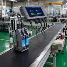 Impresora de chorro de tinta automática de codificación de fechas fácil de usar con configuración sencilla