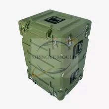 Matrice di rotomolding personalizzata per custodia rack con supporto ammortizzante rotomoldata