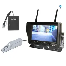 Ahd 1080P 防水バッテリー駆動デジタルワイヤレスフォークリフトリアビューカメラモニターアシスタンスシステム