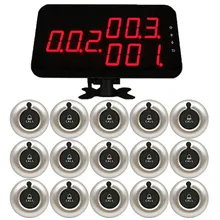 Restaurant kabelloses Kellner-Rufknopf Paging-System