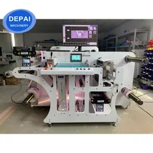 Máquina de Inspeção de Rótulos Impressos em Alta Velocidade Automática com Câmera e Máquina de Inspeção de Rótulos de Mangueira com Corte e Rebobinagem