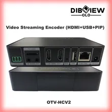 Codificador de vídeo Hi4 HD HDMI USB Mix sobre IP H264 H265 Para IPTV SRT Rtmps RTP UDP Hls Streaming Ustream Facebook Wowza