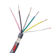 UL2095 Mehrkern-Doppelschutz-Computer-Kabel 32AWG 28AWG Kupfer-PVC-Steuerkabel