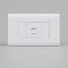 Bahan Konstruksi RJ45 Rj11 Data Komputer Saklar Dinding Soket Jack