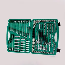 مجموعة أدوات كاملة مجموعة مفاتيح ألين 61PCS مجموعةSockets لإصلاح السيارات لأعمال الصيانة الروتينية في ورشة السيارات
