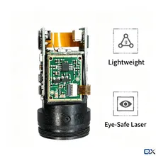 Oogveilige Uart Ttl-interface langeafstandsmeting laserafstandsmodule sensor voor UAV laser module laserafstandssensor