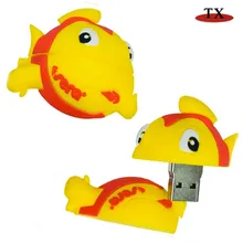 Maßgeschneiderte Form PVC Flash-Speicher USB