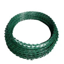 Cuchilla de alambre de espino anti óxido confiable para protección de alta seguridad en prisiones Cuchilla de alambre de espino anti óxido confiable para protección de alta seguridad en prisiones