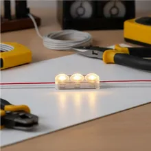 Módulos LED Mini 12V DC Luz 0.72W SMD2835 Luz de Cinturón para Señales Módulo Luz LED Cajas de Luz para Tiendas Señales Frontales IP65 LED 12V Módulo