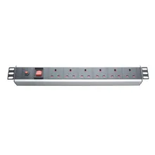 1u 19 Unit Distribusi Daya Rackmount Standar UK Inci