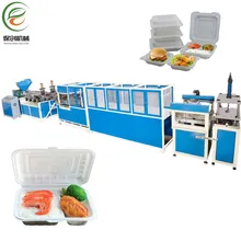 Máy sản xuất hộp đựng thức ăn nhanh nhỏ tự động theo dây chuyền tạo hình nhiệt