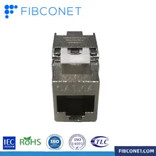 Cat5e CAT6A/Cat7 Metal Korumalı Modül Aletsiz Keystone Jack RJ45 Modül