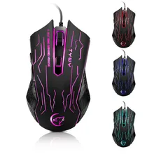 7 Farbe 6 Taste LED-Hintergrundbeleuchtung Farbe Kabelgebundenes Gaming-Computer-Optische Maus für Gamer 7 Farbe 6 Taste LED-Hintergrundbeleuchtung Farbe Kabelgebundenes Gaming-Computer-Optische Maus für Gamer